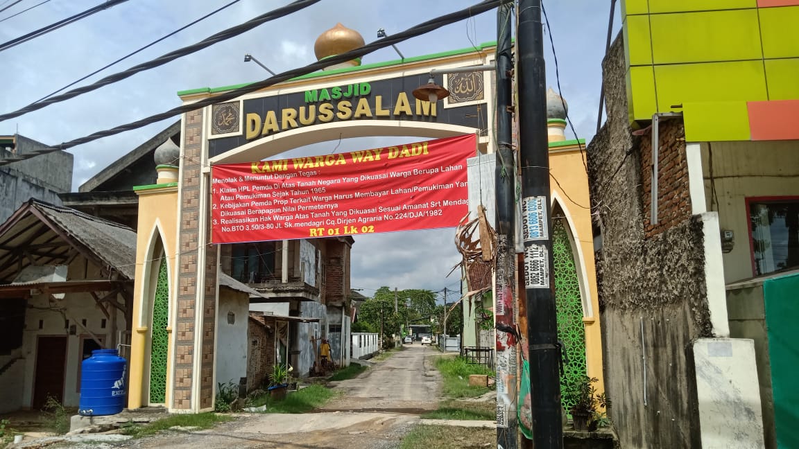 Konflik Lahan Waydadi, Warga: Kami Pertahankan Hak Kami...!!! Sampai Mati