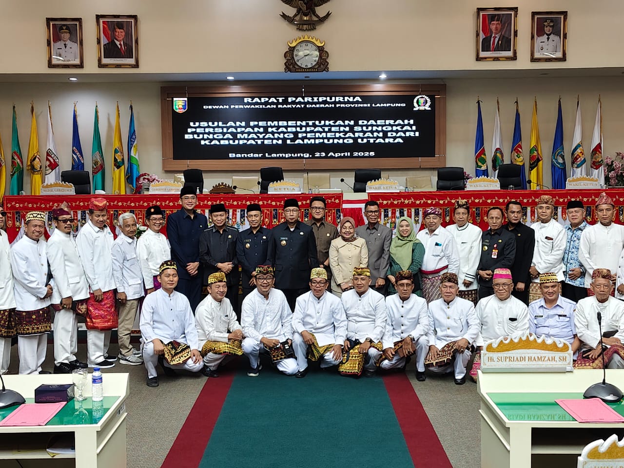 DPRD Lampung Setujui Pemekaran Sungkai Bunga Mayang Jadi Kabupaten Baru di Lampung