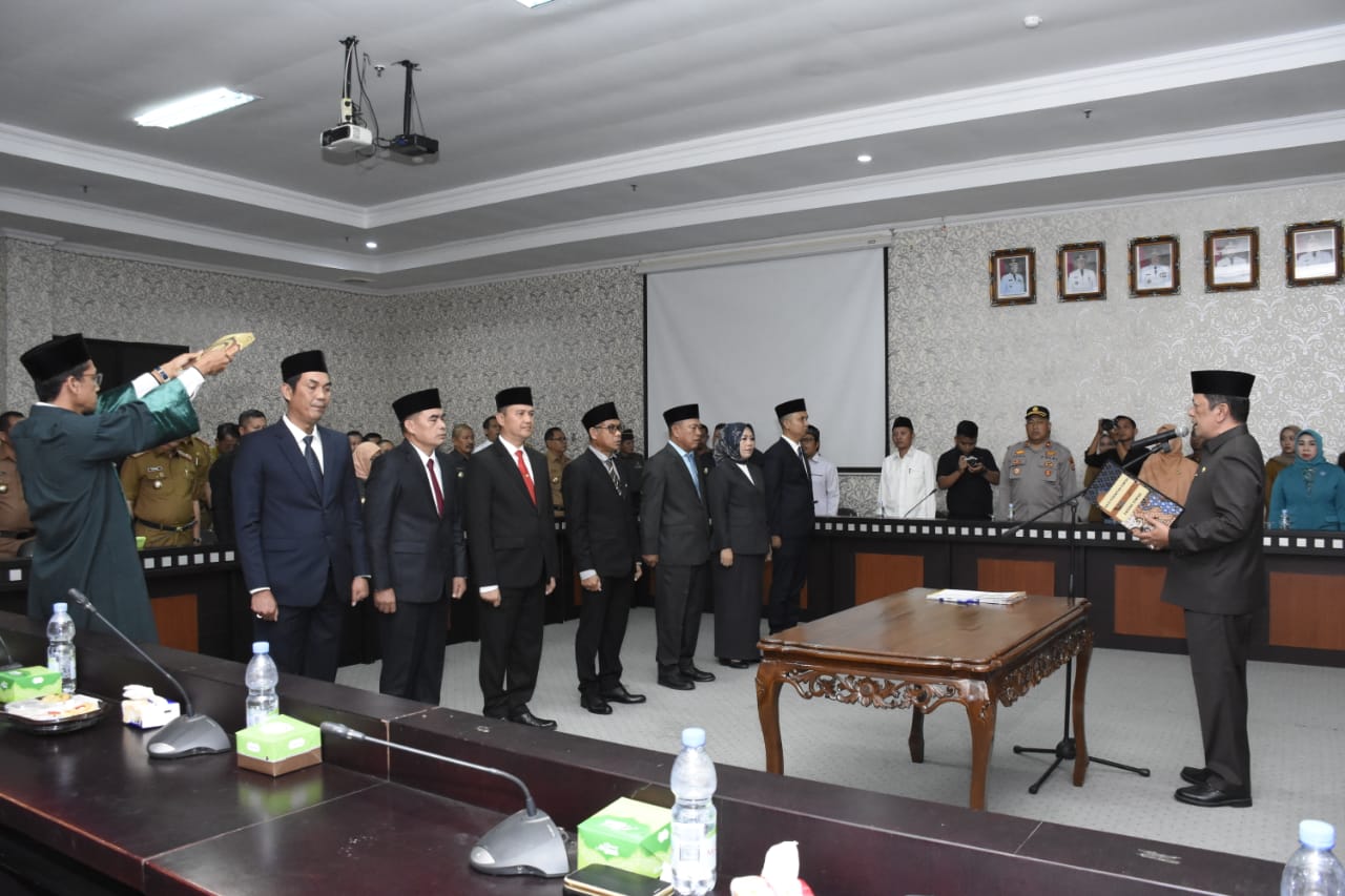 Lantik Tujuh Pejabat, Dua di Antaranya 'Impor', M. Firsada: Saya Menunggu Kerja Keras Anda!
