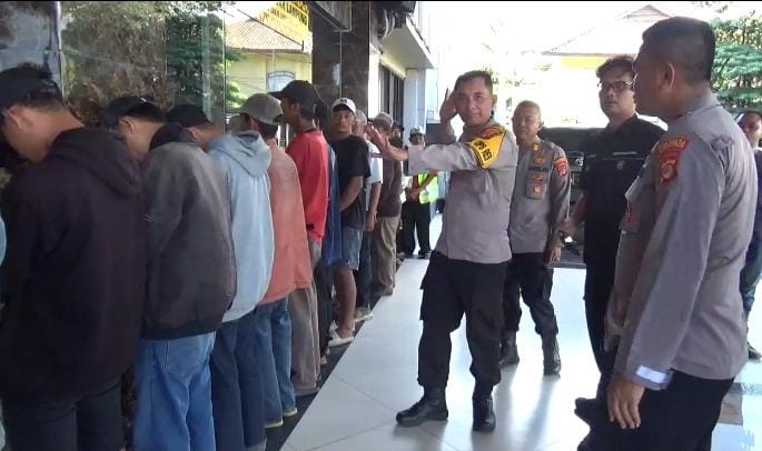122 Orang Diamankan dalam Operasi Pekat Krakatau, Pak Ogah hingga Preman Jadi Target Utama