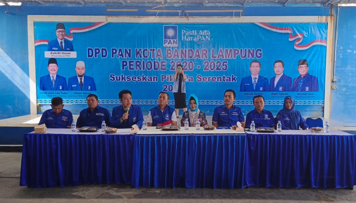 Menuju Pilwakot Bandar Lampung, 8 Sosok Dapat Surat Tugas dari PAN