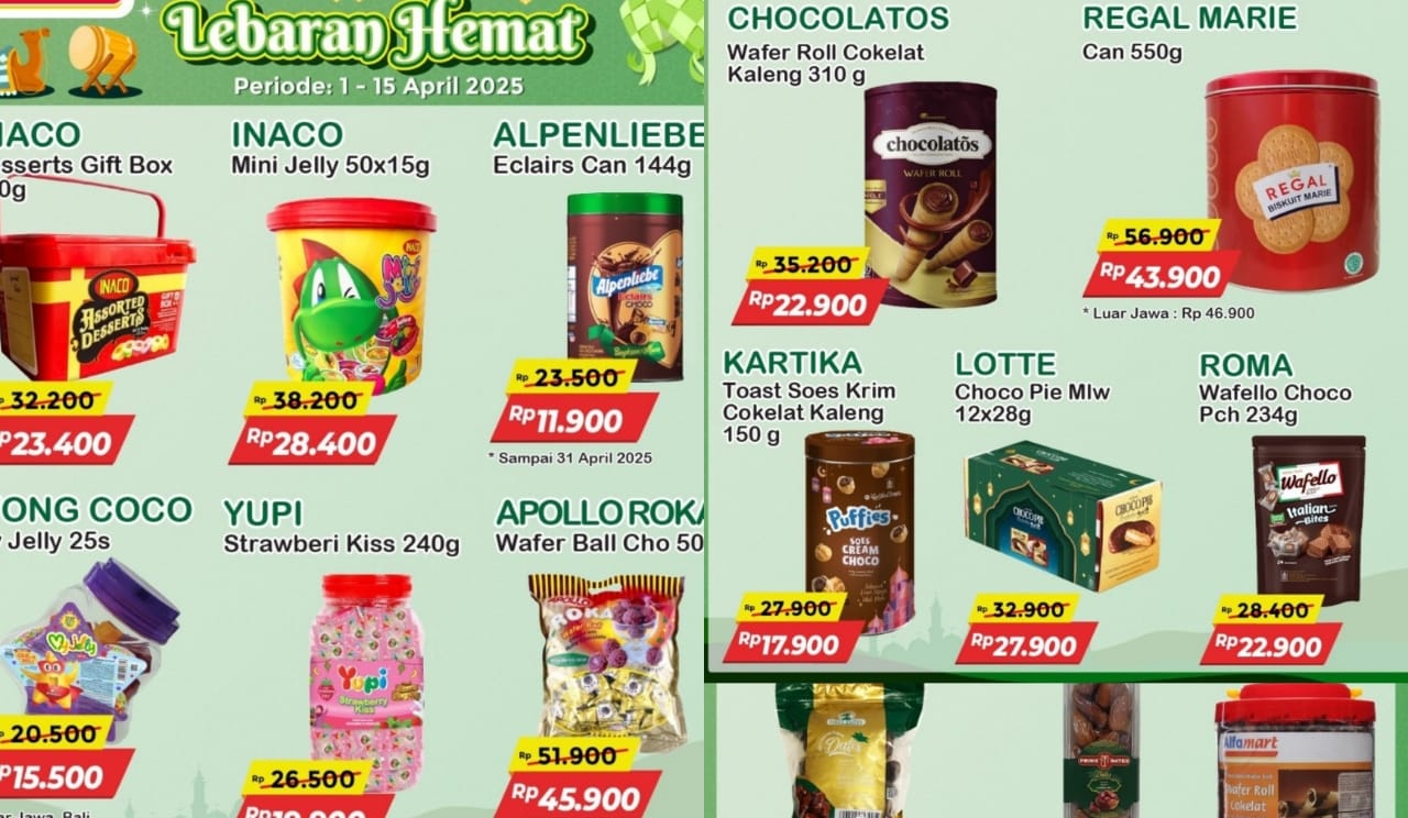 Promo Alfamart Edisi Lebaran Hemat, Dapatkan Produk Pilihan Supaya Kumpul Keluarga Lebih Bermakna