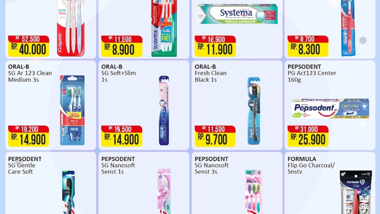 Promo Oral Care Fair Alfamart, Tampil Percaya Diri Dengan Mulut Sehat dan Nafas Segar, Ini Daftar Produknya