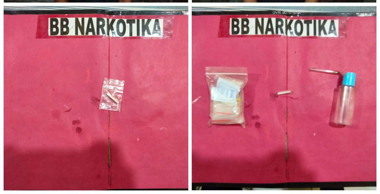 Ada Informasi Masyarakat, Polisi Berhasil Ringkus 2 Pengedar Sabu di Lampung Timur