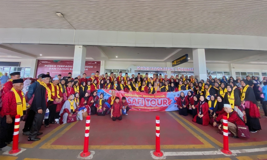 MasyaAllah, Asafi Tour Sukses Berangkatkan 360 Jamaah Program Umroh Spektakuler dalam Satu Pesawat yang Sama
