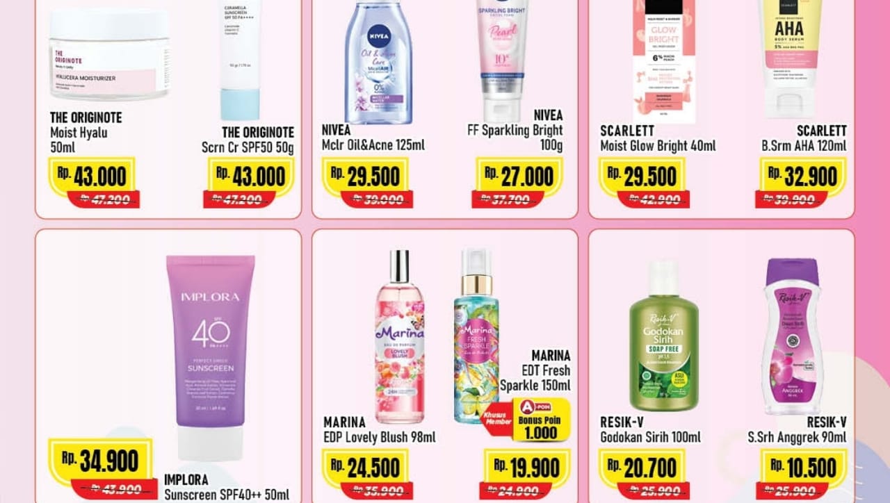 Kulit Glowing Dengan Belanja Murah Skincare Favorit di Alfamart, Cek Harga Termurah Hari Ini
