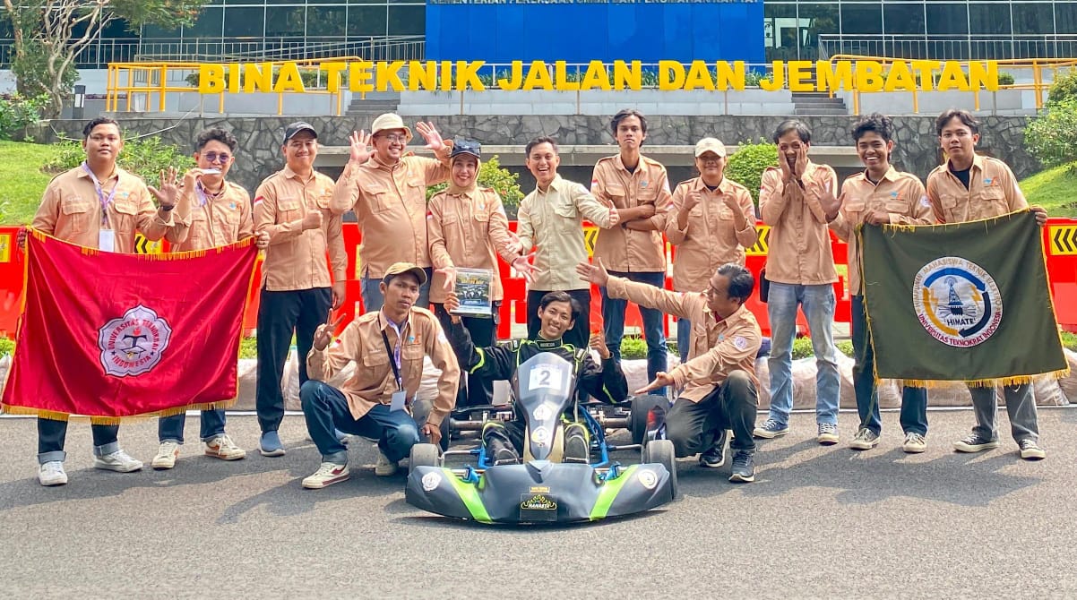 Mengaspal di Sirkuit EV PUPR, Tim Gokart Listrik Teknokrat Raih Hasil Membanggakan
