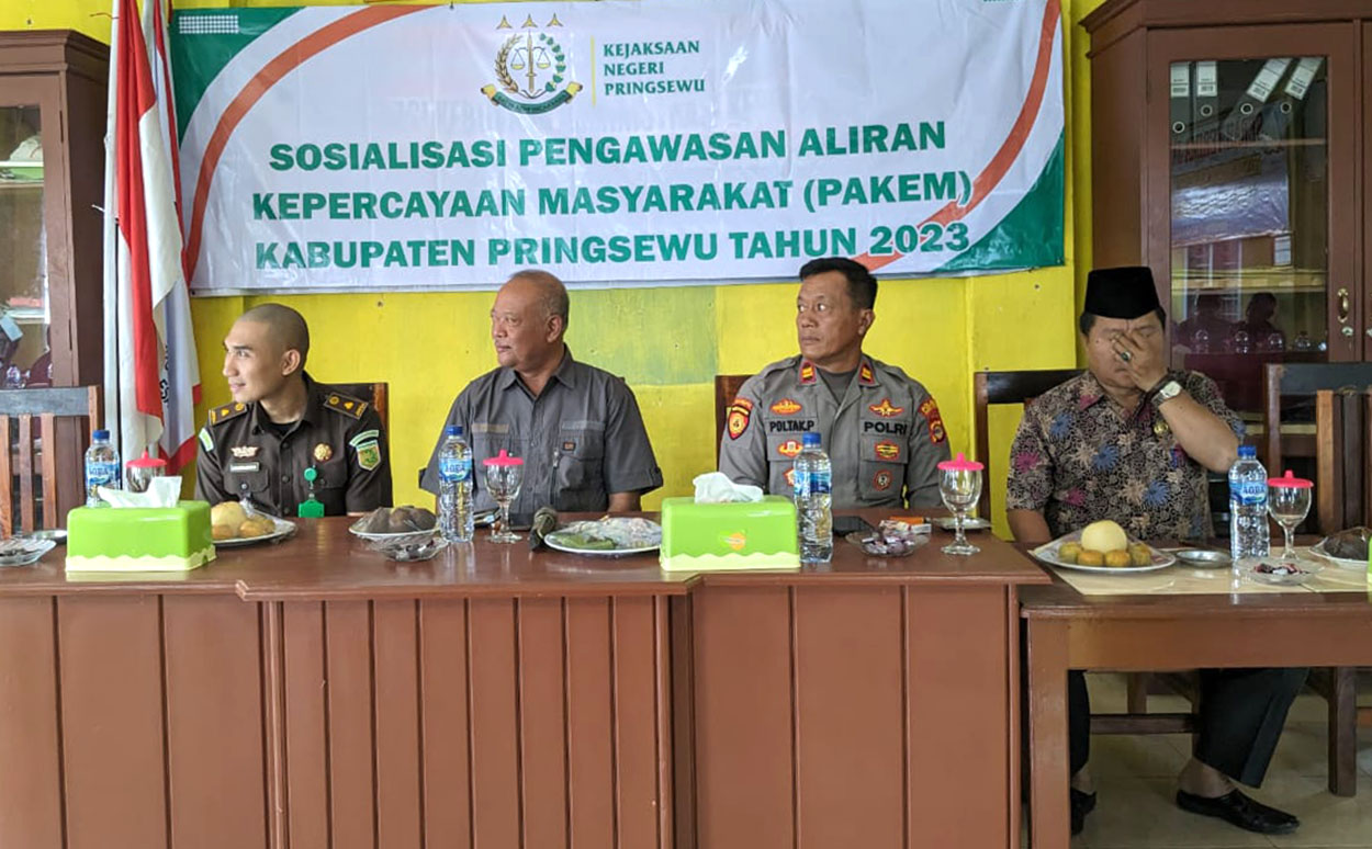Kejari Pringsewu Lampung Gelar Penyuluhan Hukum Kepada Penganut Aliran Kepercayaan