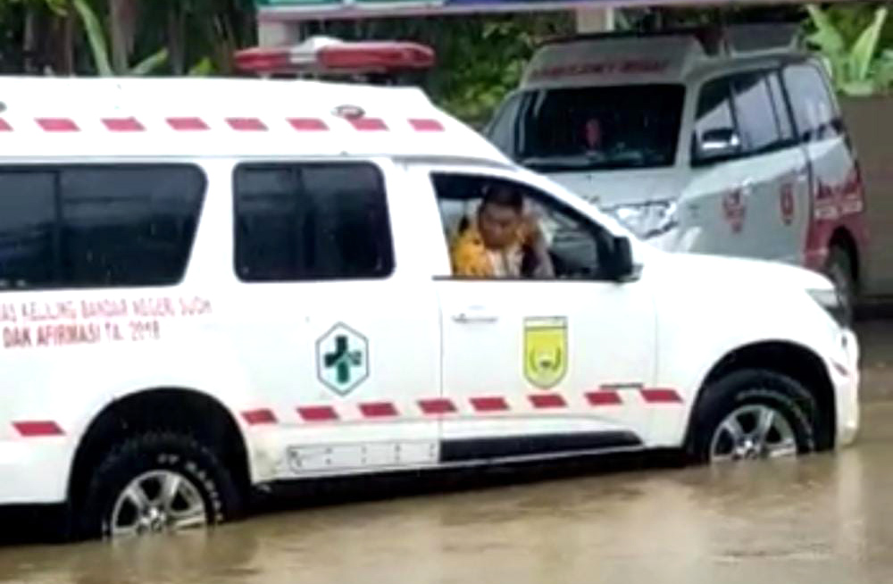 Terendam, Begini Pelayanan Kesehatan di Puskesmas Srimulyo