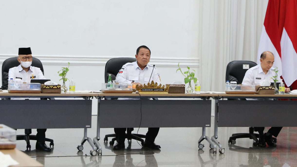 Gubernur Arinal Ikuti Rapat Pembahasan Revitalisasi dan Evaluasi Anjungan TMII