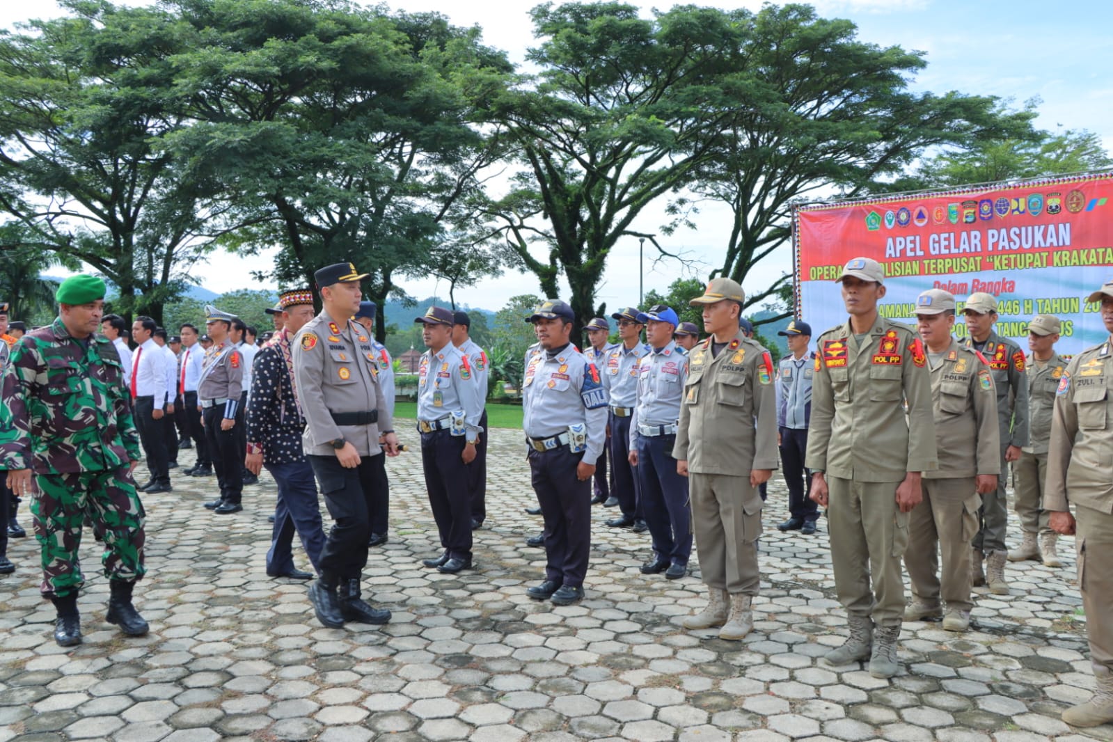 Polres Tanggamus Gelar Apel Pasukan Operasi Ketupat Krakatau 2025