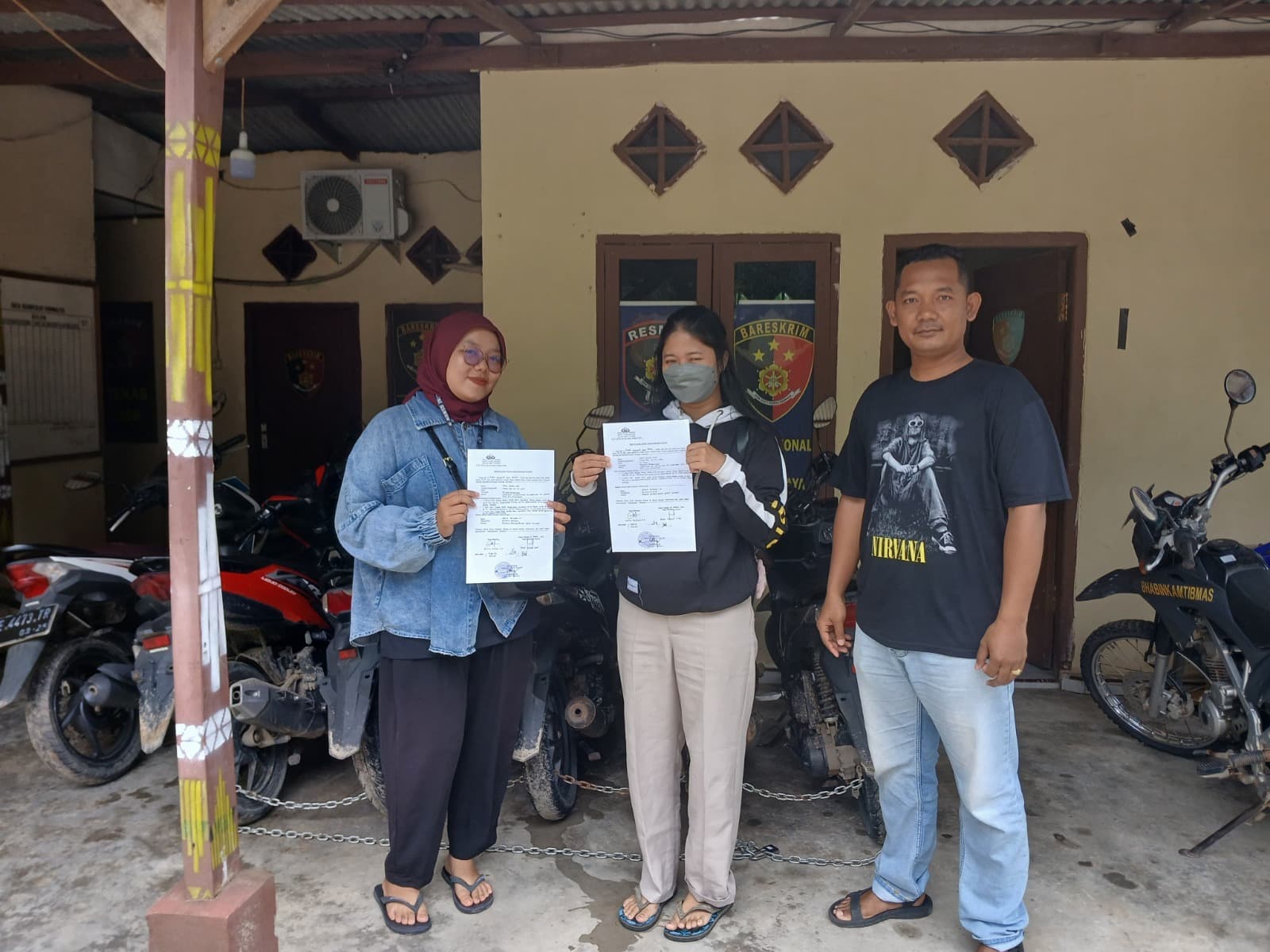 Ditinggal Mudik, Belasan Motor di Tulang Bawang Dititipin ke Kantor Polisi