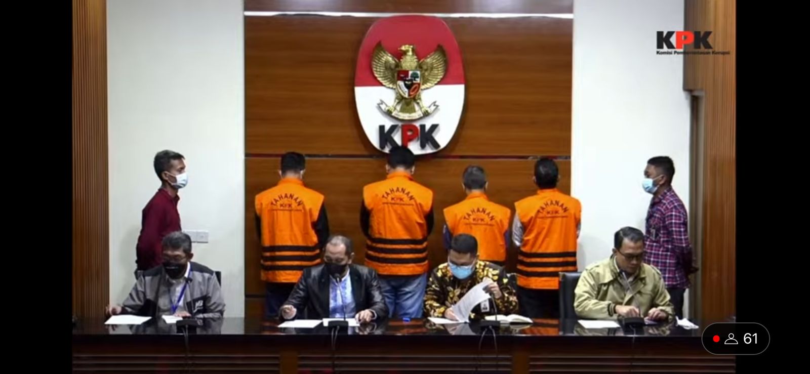 KPK Tetapkan Empat Tersangka Kasus Suap dan Gratifikasi Penerimaan Mahasiswa Baru Jalur Mandiri Unila