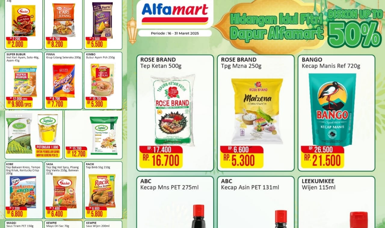Promo Belanja Murah di Alfamart, Ada Diskon Hingga 50 Persen