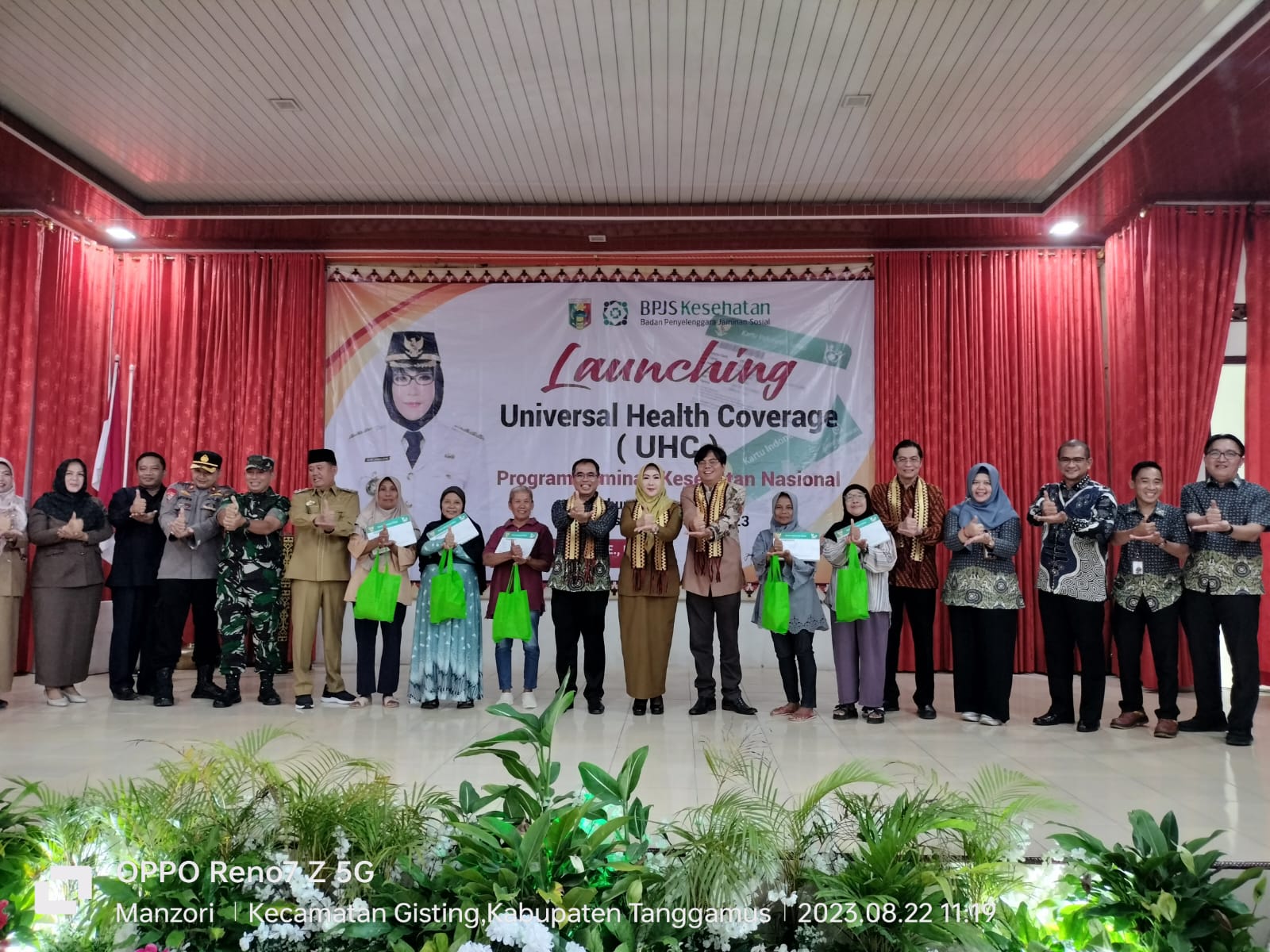 Universal Health Coverage Diluncurkan di Tanggamus Lampung, Ini Pesan Bupati Dewi Handajani