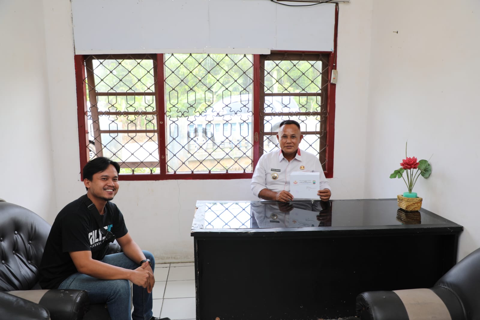 Nanang Ermanto Sidak Kantor PWI Lamsel, Ini yang Dilakukan Bupati