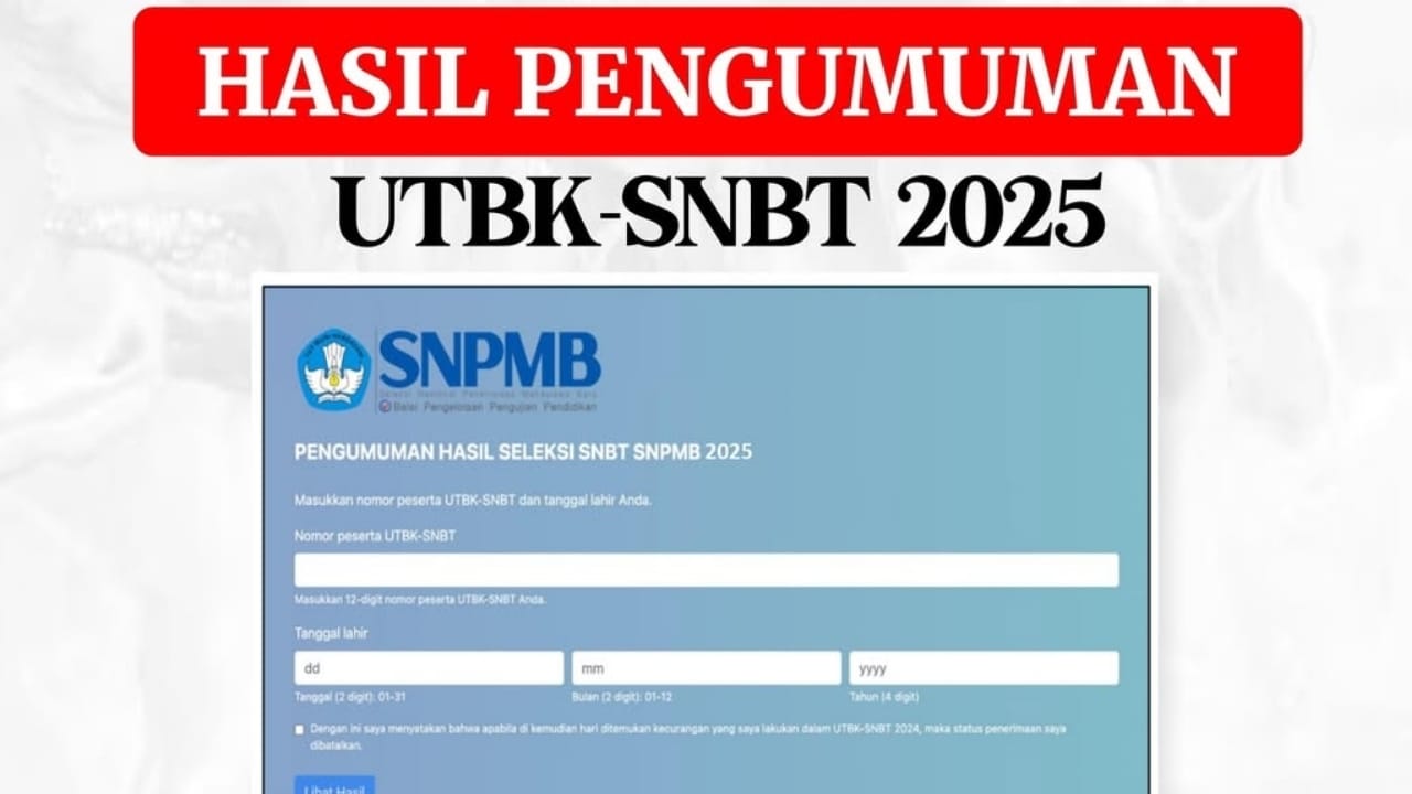 Cek 41 Link Mirror Pengumuman Hasil UTBK SNBT 2025
