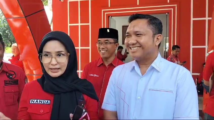 Nanda-Antonius Kantongi Surat Tugas Dari PDI Perjuangan untuk Pilkada Pesawaran 2024