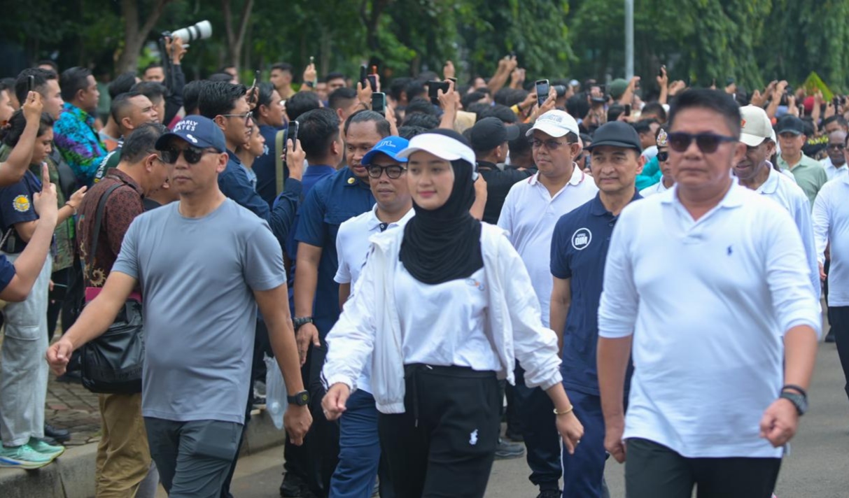 Keren! Mirza - Jihan di Barisan Paling Depan Geladi Kotor Pelantikan Kepala Daerah