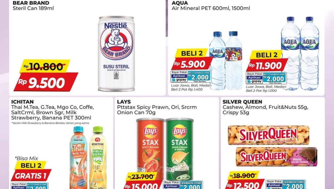 Belanja Murah Produk Spesial Mingguan, Ada Cokelat Favorit Cuma Rp12.500! Cek Katalognya