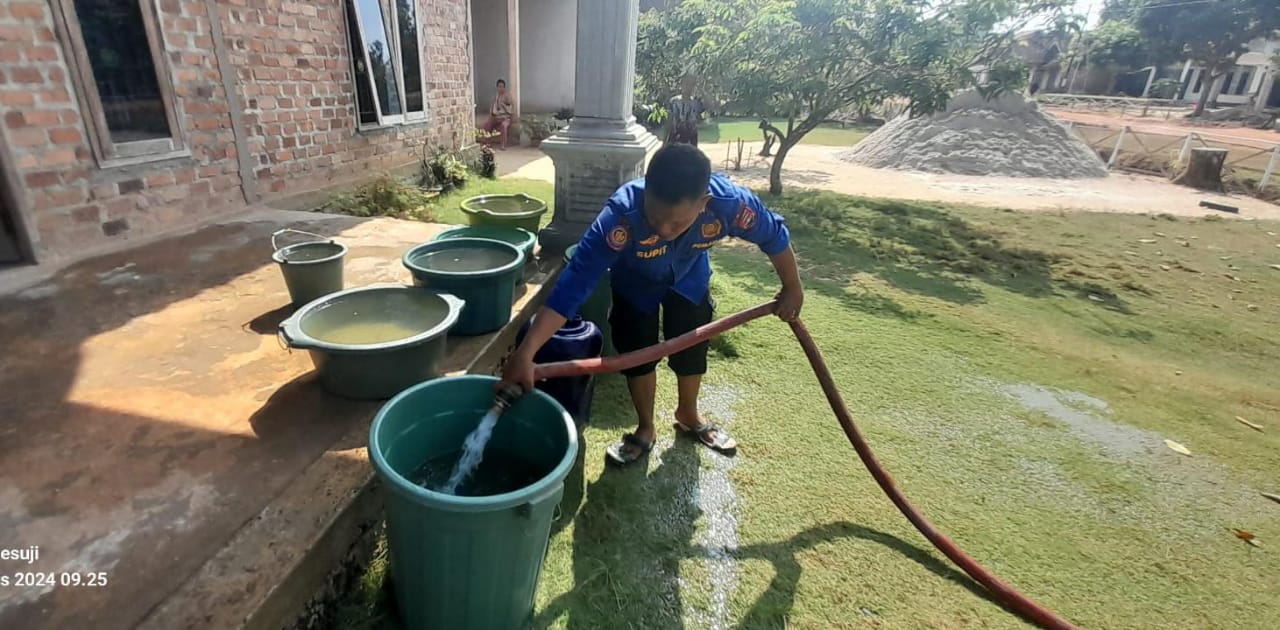 Imbas Kekeringan, Warga Mesuji Mulai Minta Droping Air Bersih ke Pemkab