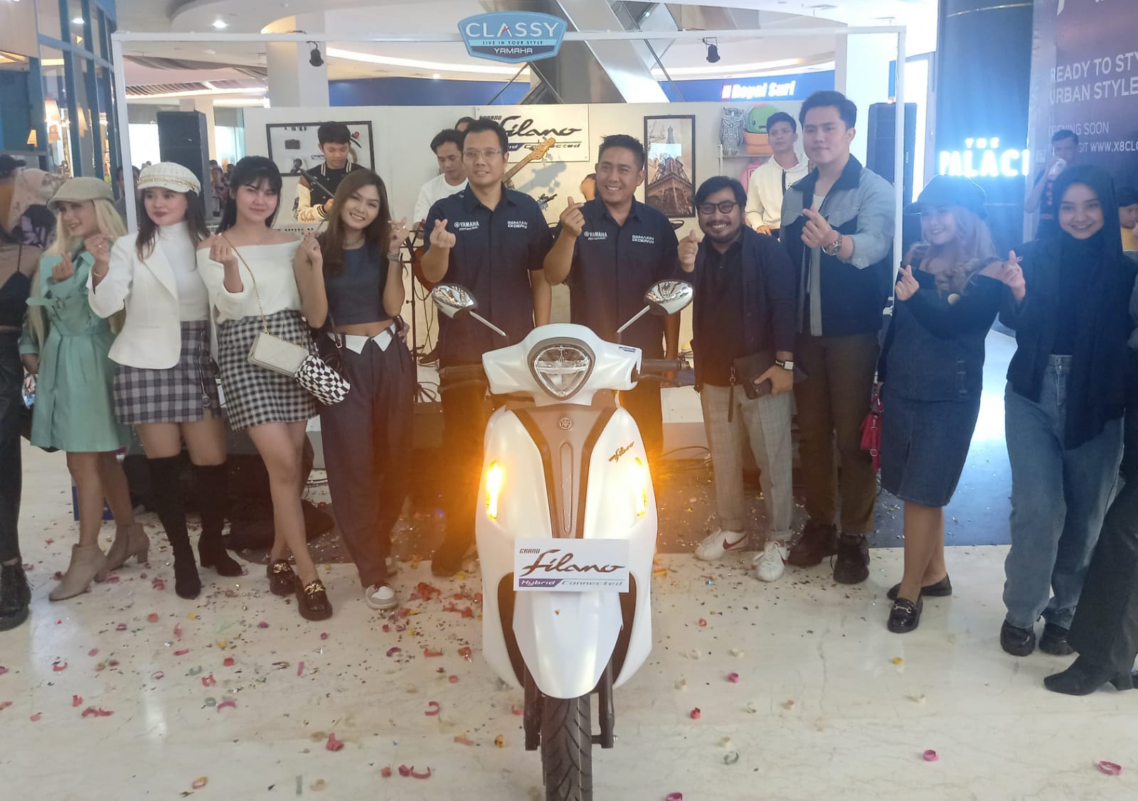 Yamaha Grand Filano Hybrid-Connected Resmi Dilaunching, Intip Kemewahannya!