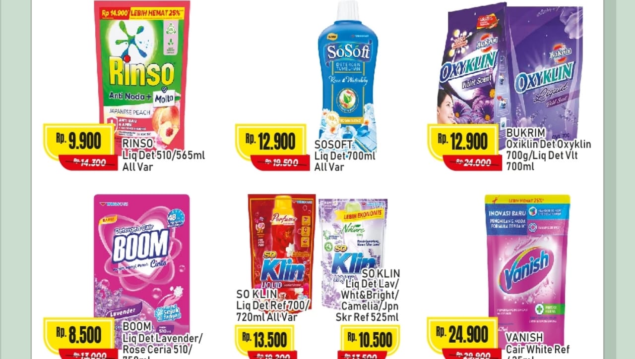 Bunda! Jangan Lewatkan Promo Home Care Spesial di Alfamart Untuk Produk Detergen Pembersih Pakaian