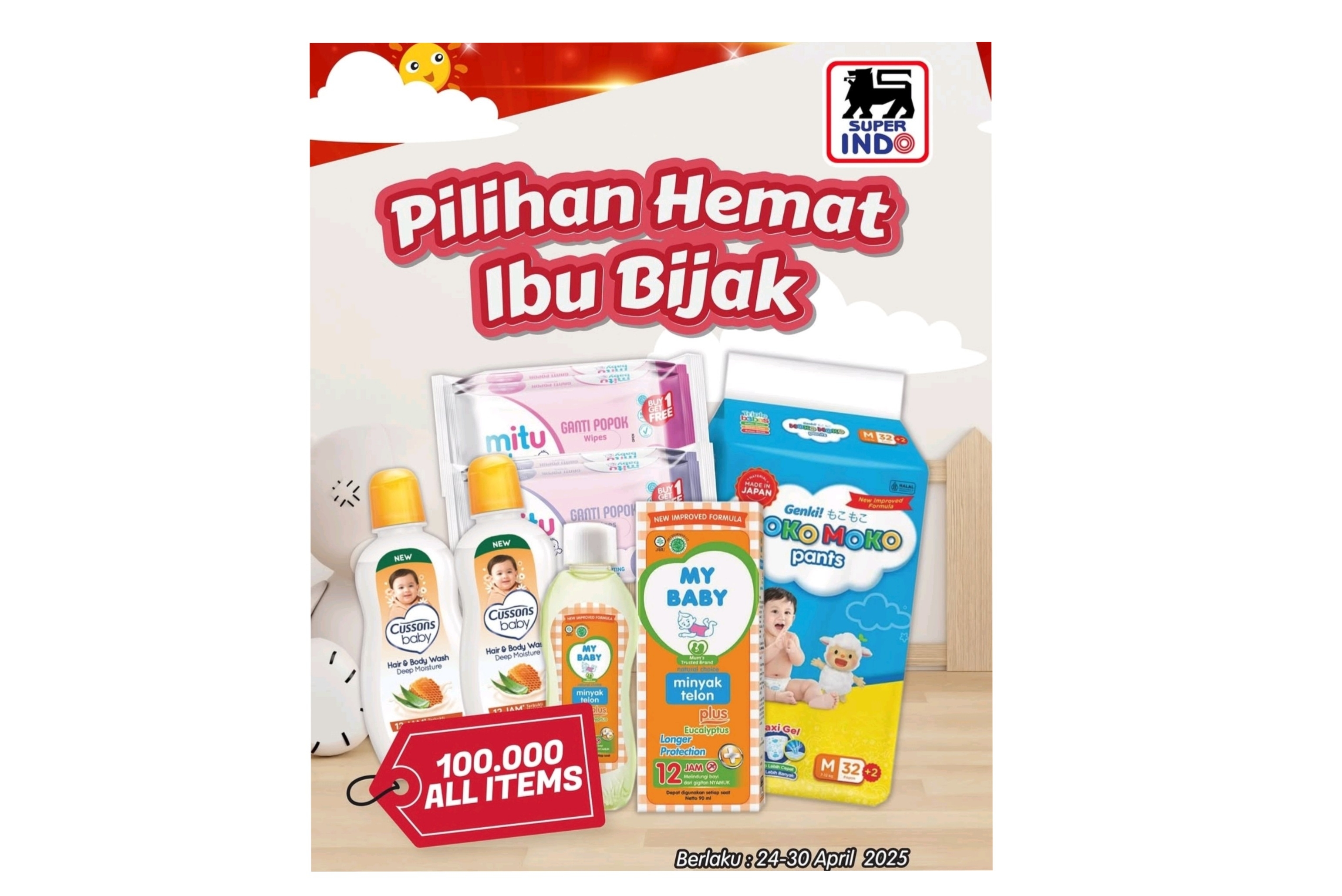 Belanja Hemat Dengan Promo Superindo, Penuhi Kebutuhan Si Kecil Mulai Popok Bayi Sampai Home Care