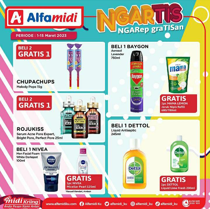 Cek Promo NgarTis dari Alfamidi, Periode 1 Sampai 15 Maret 2023