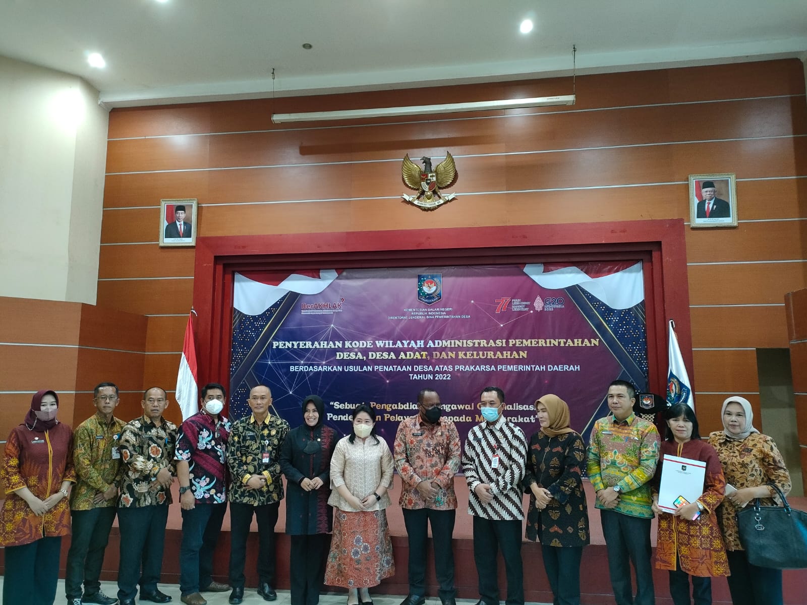 Tubaba Resmi Tambah Enam Desa, Bayana Wakilo Pj. Bupati Terima Kode Tiyuh