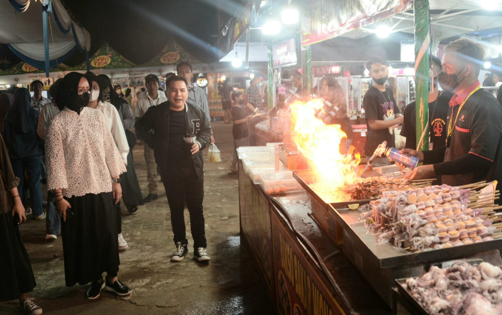 Rusdiana Adi Kembali Kunjungi Pringsewu Fun Food Festival Chapter II