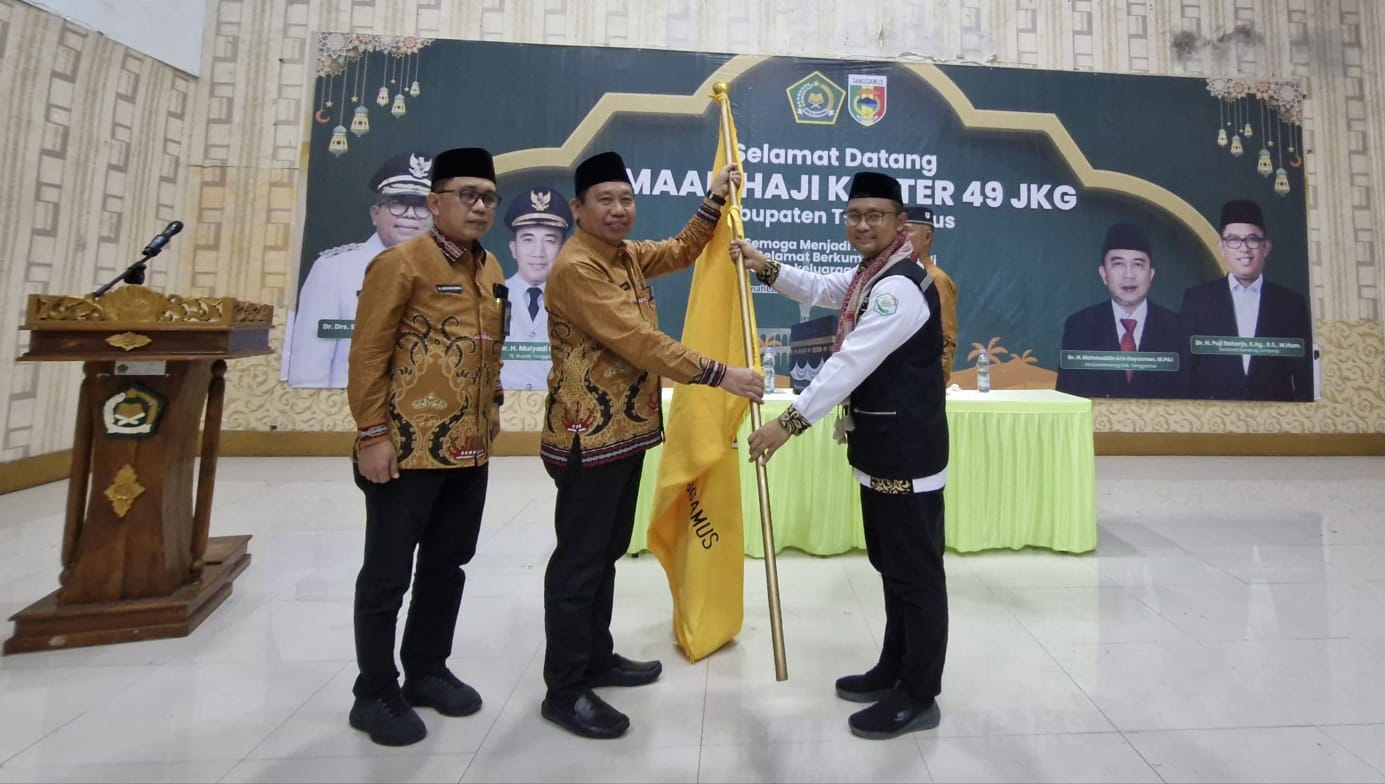 Pemkab Sambut Kedatangan Jamaah Haji Tanggamus yang Tergabung Dalam Kloter 49 JKG