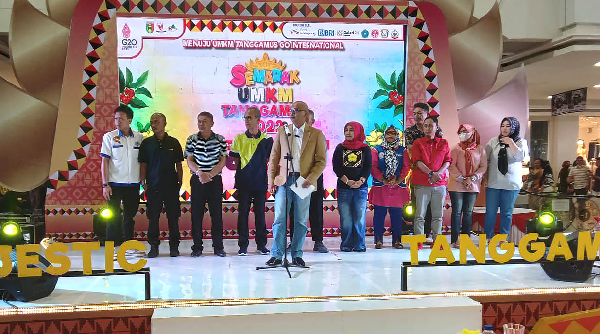 Sekkab Tanggamus Tutup Semarak UMKM 2022, Omzet Capai Ratusan Juta