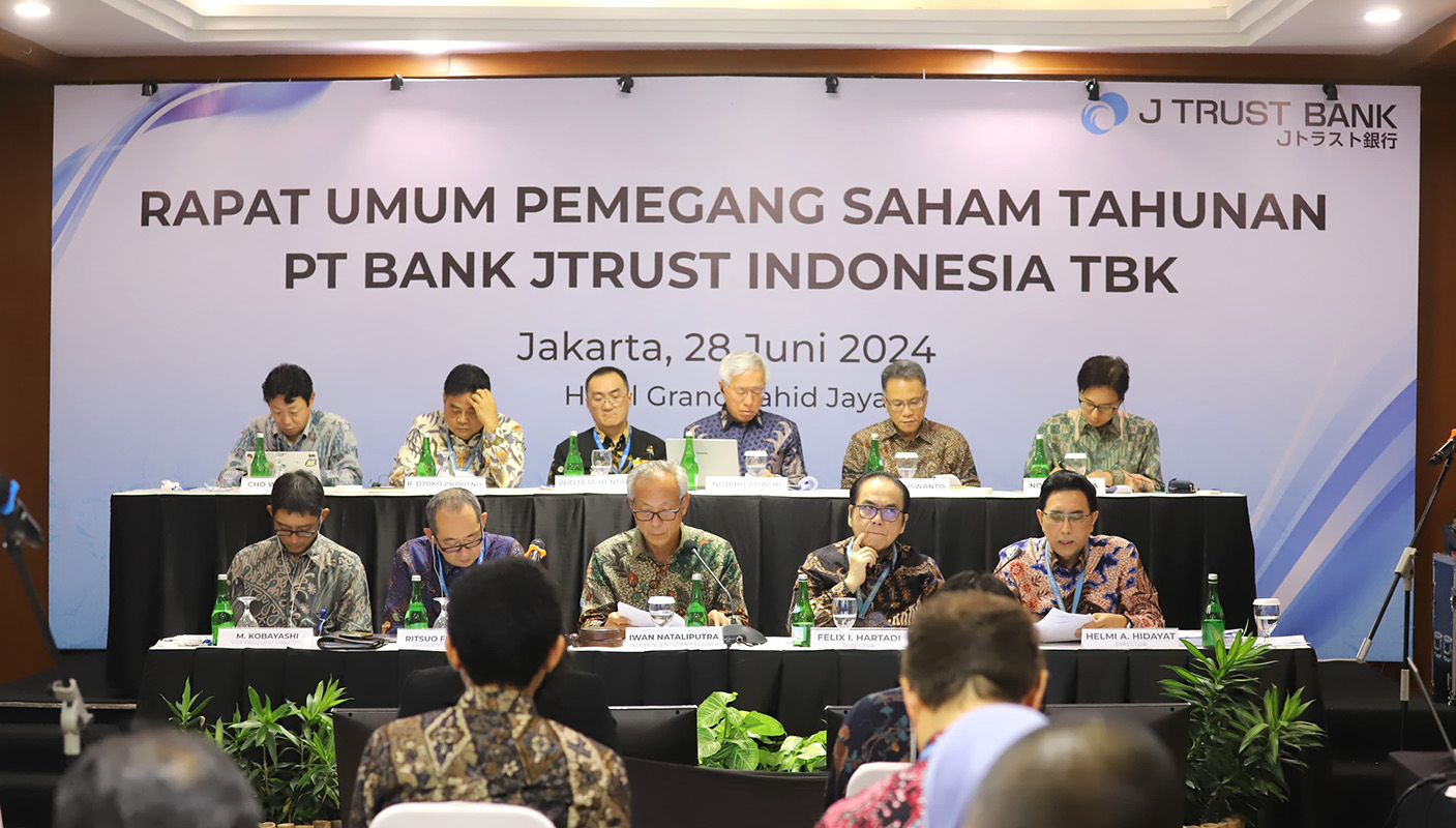 Gelar RUPST, J Trust Bank Optimistis Capai Target Bisnis 2024 dan Teguhkan Komitmen Bisnis Berkelanjutan