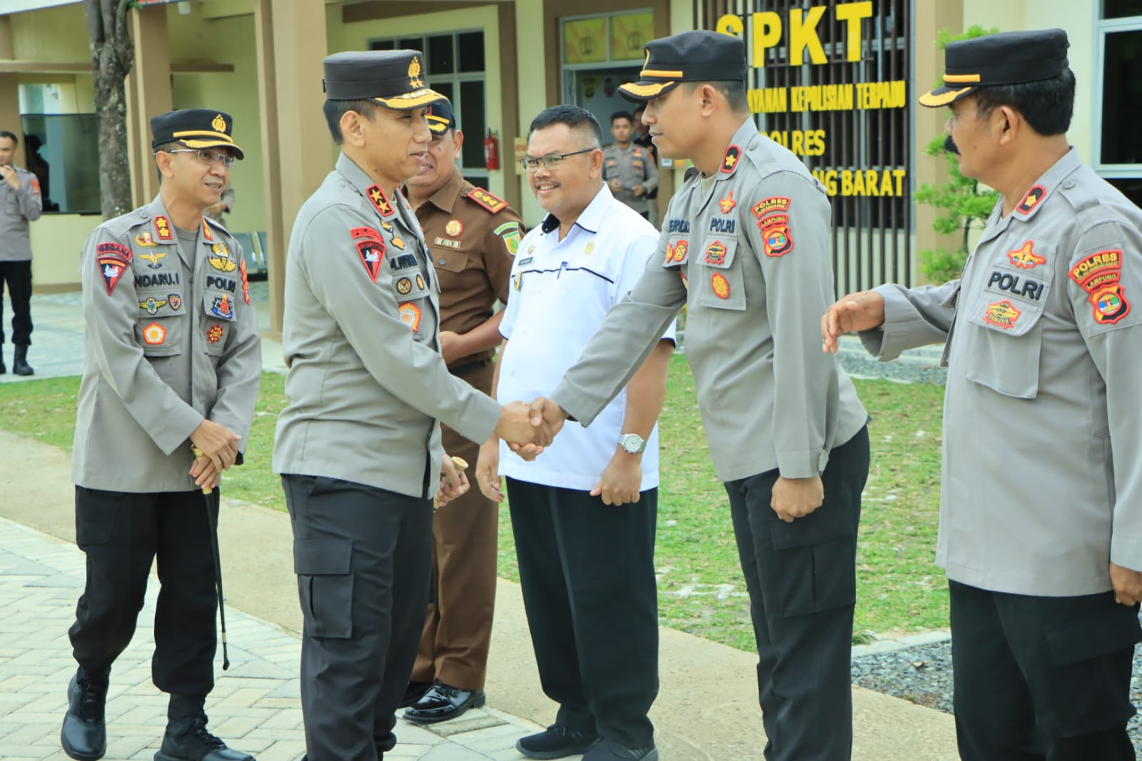 Kapolda Lampung Irjen Akhmad Wiyagus Kunjungi Polres Tubaba