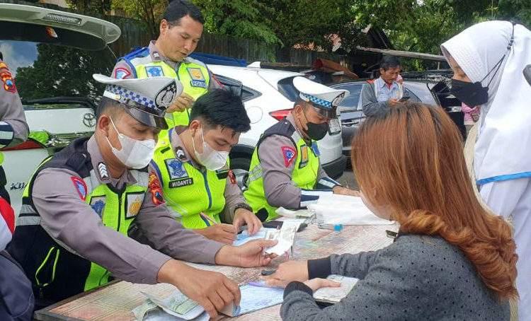 Ribuan Pengendara di Kota Metro Diberikan Sanksi Pelanggaran Lalu Lintas Sepanjang 2023