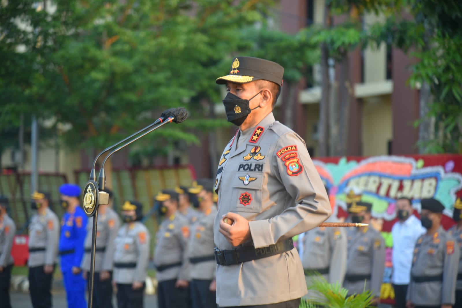 161 Personel Naik Pangkat, Kapolda Minta Tingkatkan Kualitas SDM