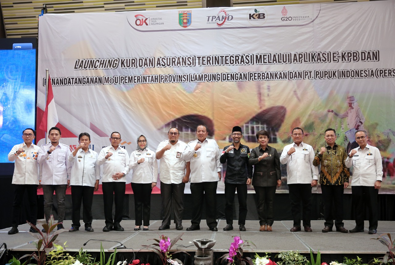 Gubernur Arinal Djunaidi Luncurkan KUR dan Asuransi Terintegrasi melalui Aplikasi e-KPB