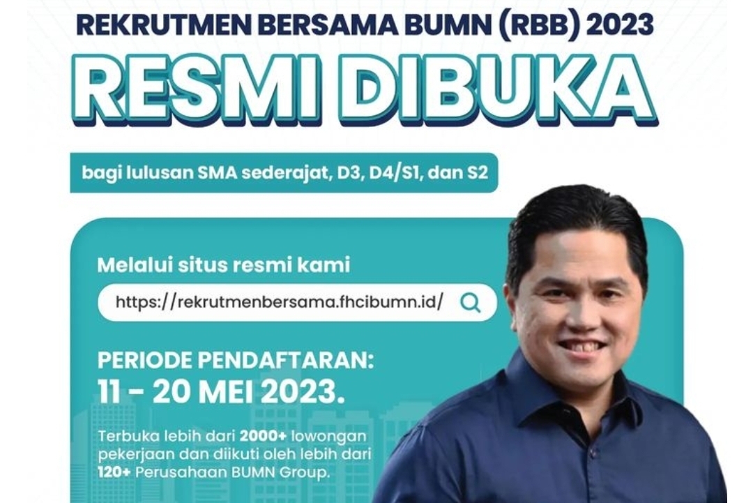 Lowongan Kerja BUMN Resmi Dibuka Hari Ini, Simak Bagaimana Cara Daftar dan Persyaratannya