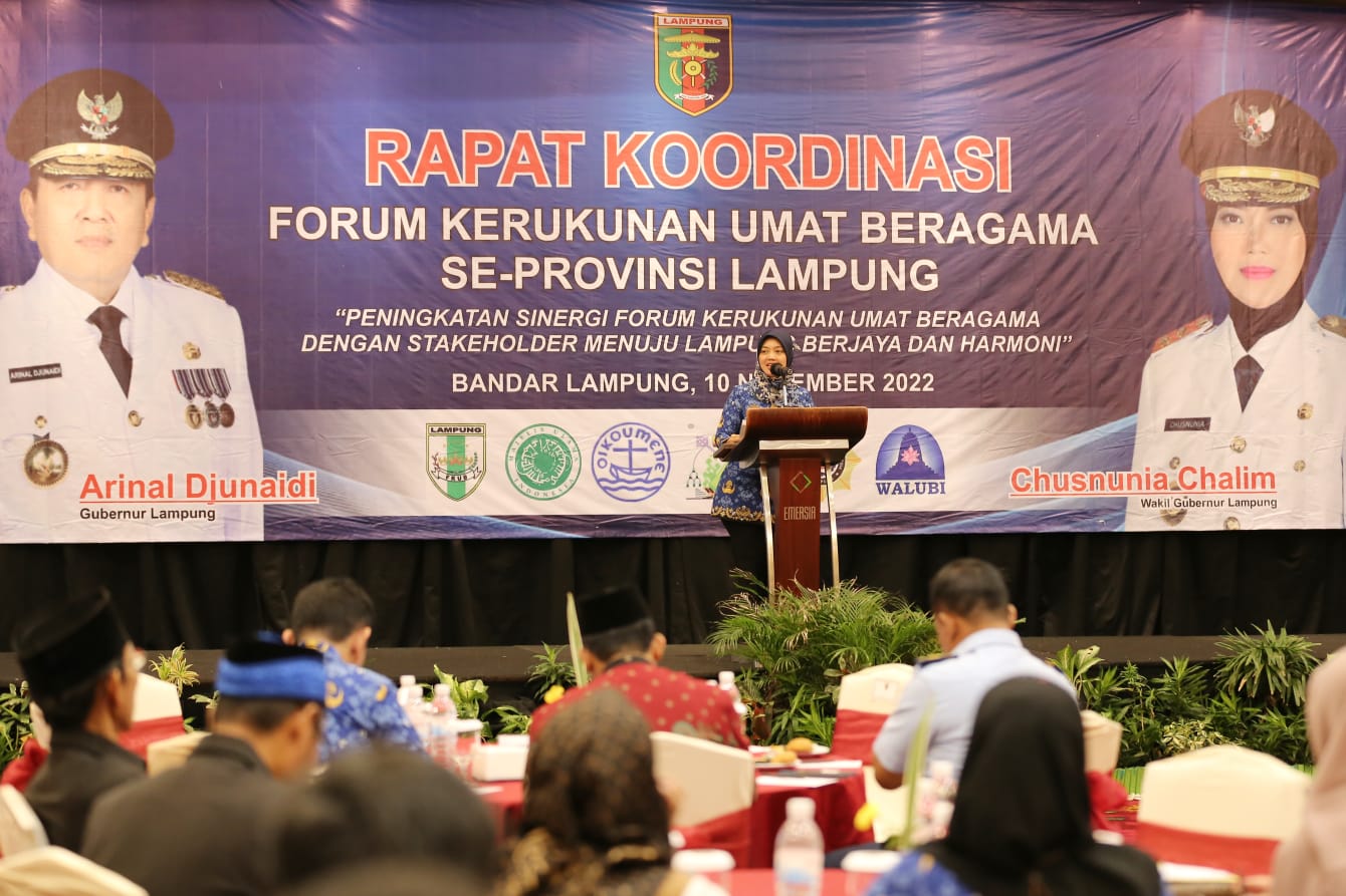 Mantap! Indeks Kerukunan Umat Beragama Lampung Lampaui Nasional