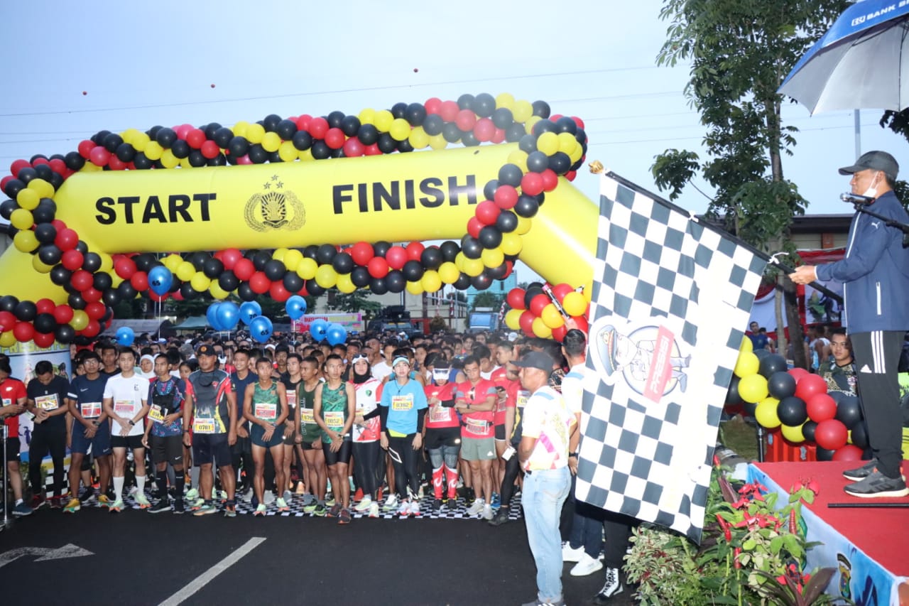 Hari Bhayangkara ke 76, Polda Lampung Gelar Lomba Fun Run, Berikut Pemenangnya..