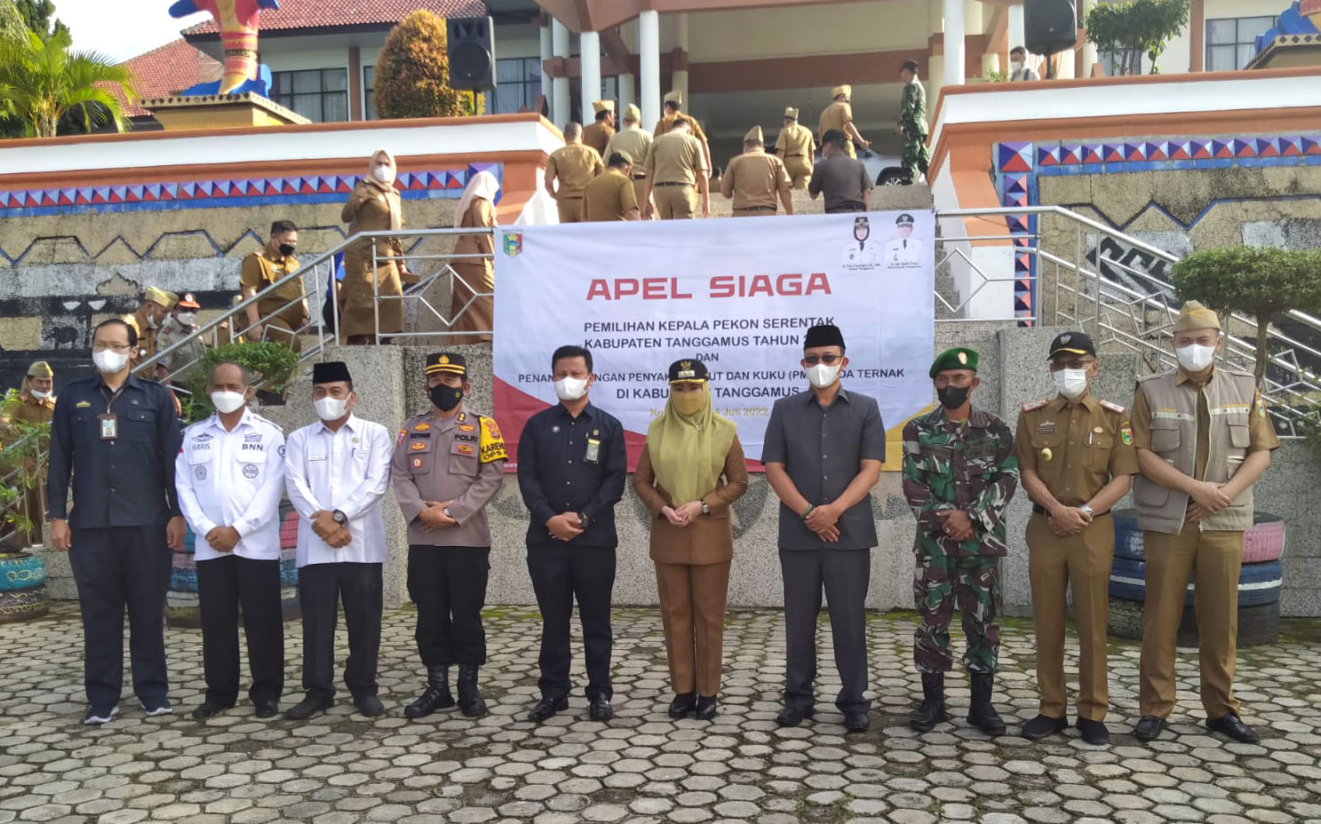 Polres Tanggamus Turunkan 384 Personel Amankan Pilkakon Serentak