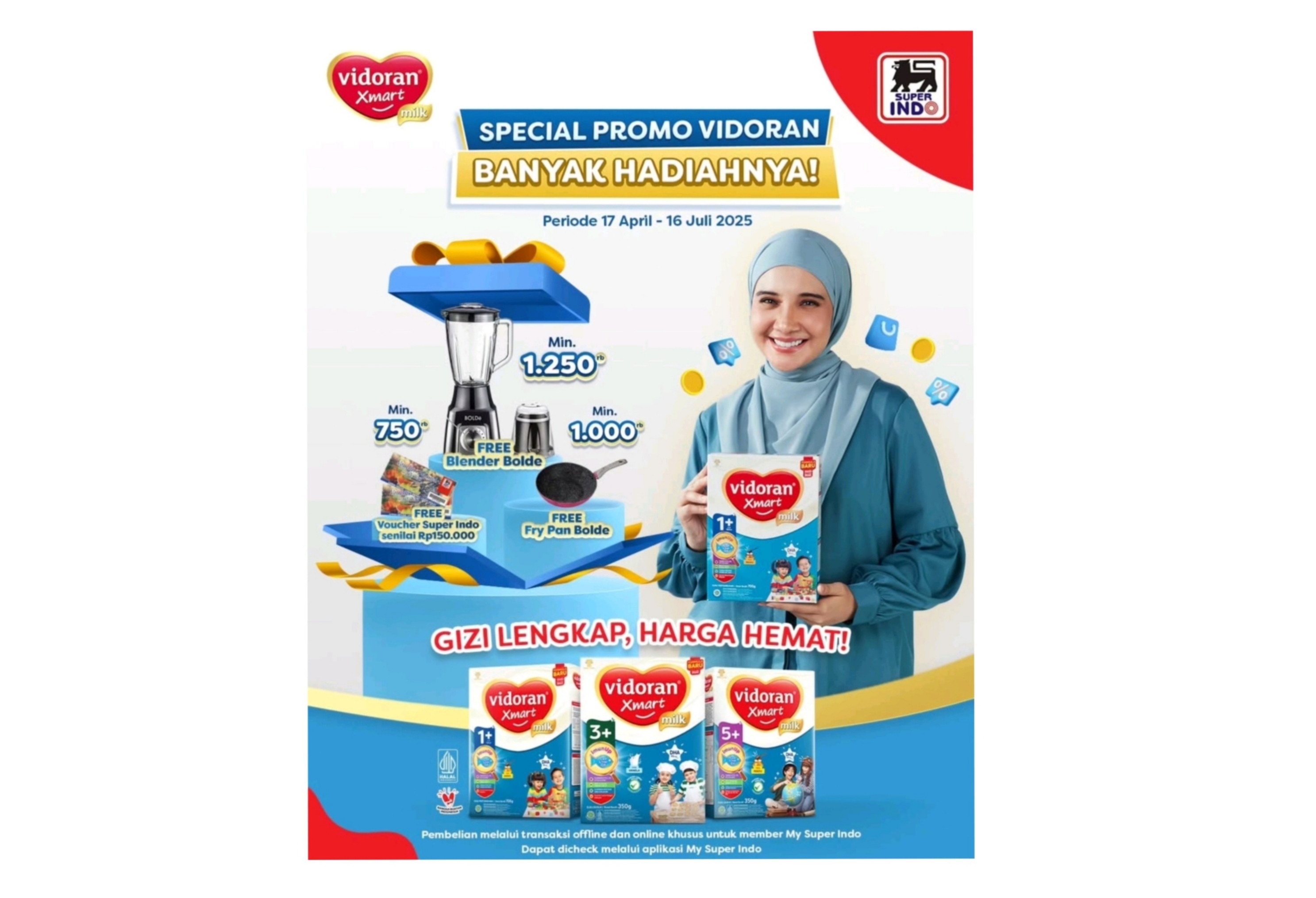 Dapatkan Cookware Menarik Spesial Promo Vidoran di Superindo, Gizi Lengkap Harga Hemat