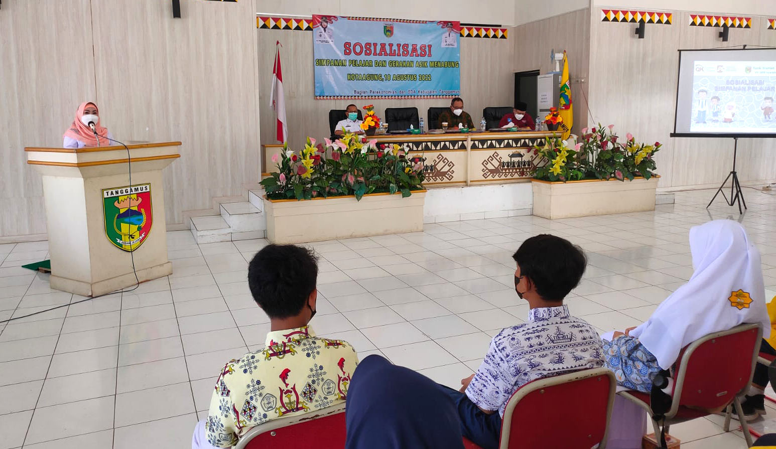 Bupati Tanggamus Buka Sosialisasi Simpel dan Gerakan Asik Menabung