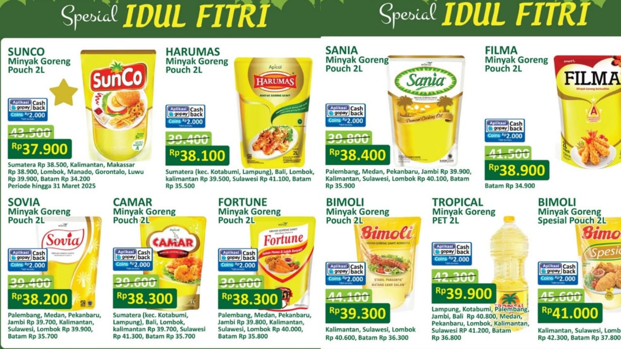 Dijamin Murah Meriah! Promo Alfamart Spesial Idul Fitri, Dapatkan Stok Minyak Goreng Dengan Harga Hemat