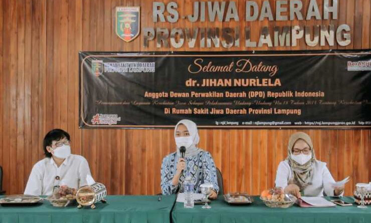 Kunjungi RSJ Lampung, Anggota DPD Jihan Nurlela Merasa ‘Pulang ke Rumah’