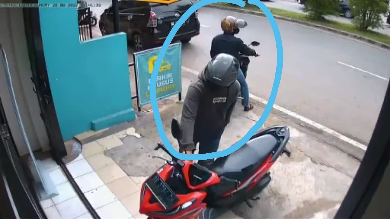 Belum Lama Terparkir, Motor Mahasiswi Ini Hilang Digondol Maling
