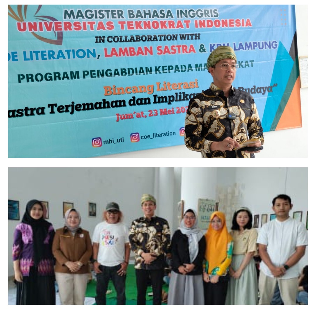 Tingkatkan Pemahaman Sastra Terjemahan, Magister Bahasa Inggris Teknokrat Gelar Bincang Literasi
