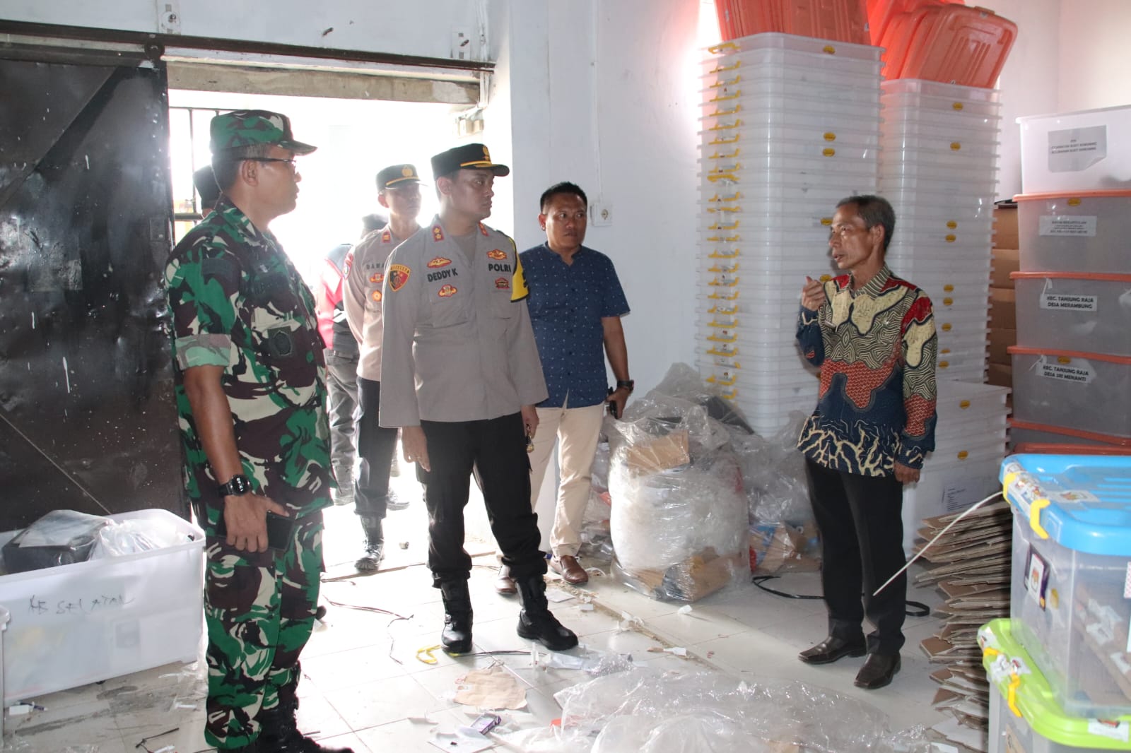 Amankan Logistik Pilkada 2024, Ini Yang Dilakukan Kapolres dan Dandim 0412