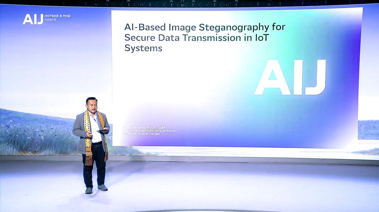 Tampil Memukau, Dosen Teknokrat Jadi Keynote Speaker AIJ 2024 di Moscow